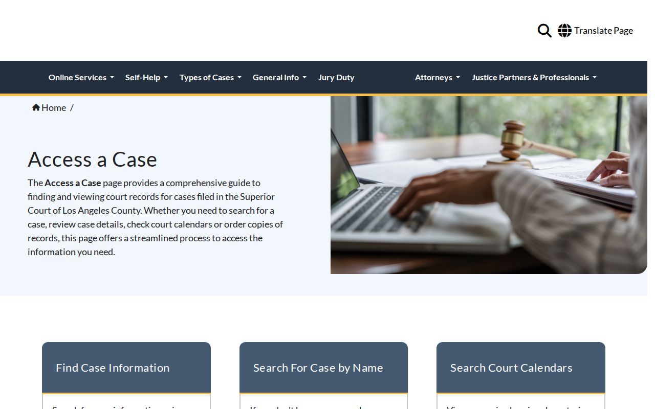 Monrovia people search through Los Angeles Superior Court case access