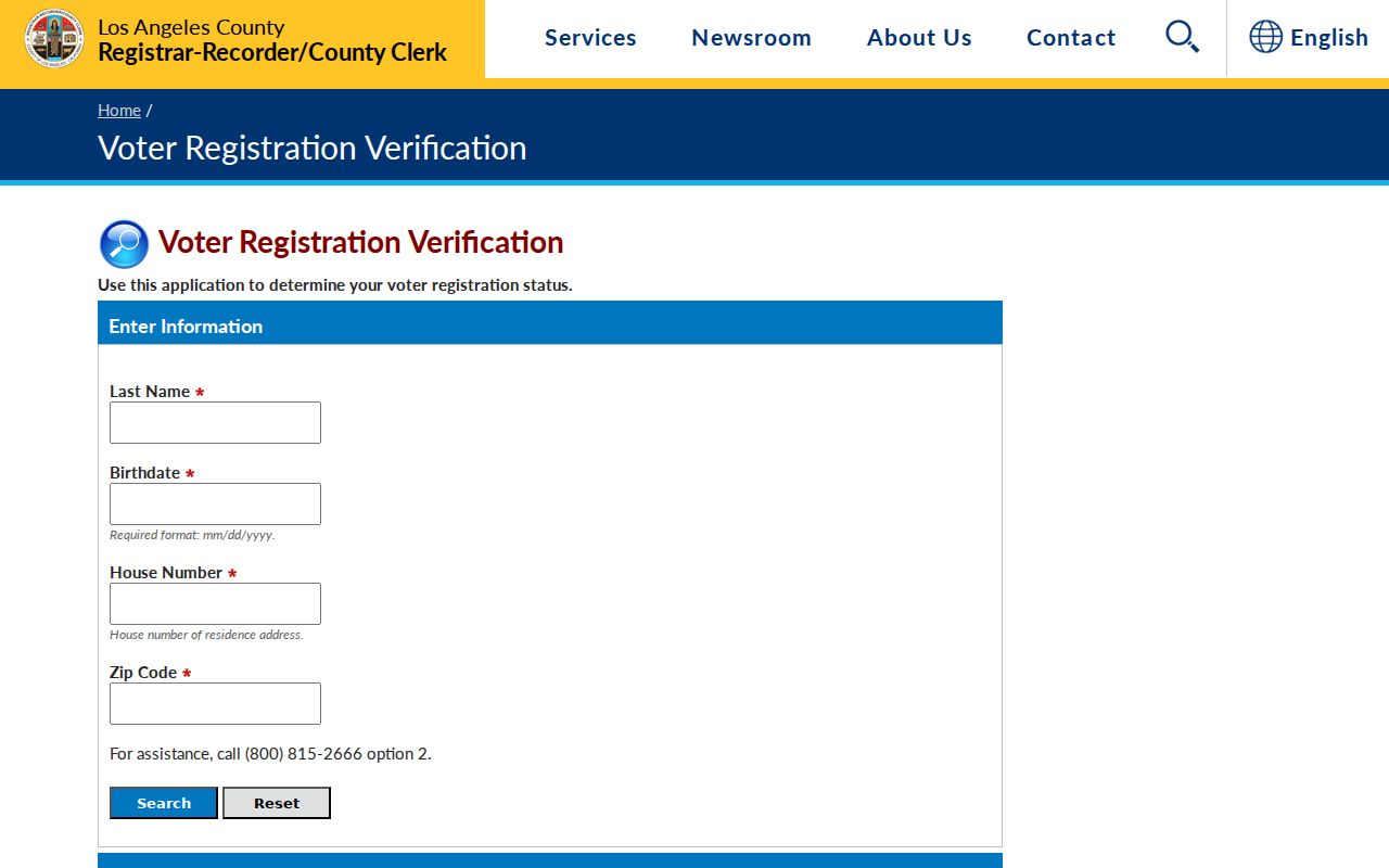 Monrovia people search and voter registration self-check portal